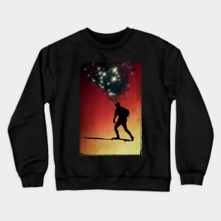 Daydreamer - Skater Silhouette Crewneck Sweatshirt